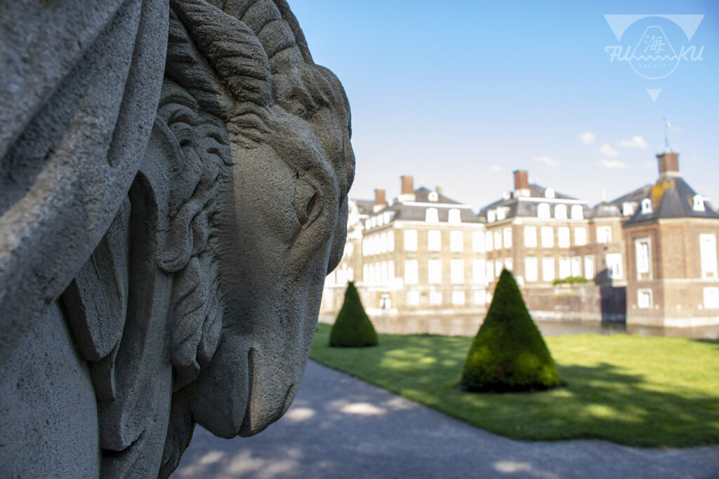 Eine Statue im Schlossgarten des Schloss Nordkirchen © Fotografie von Kai Schlüter