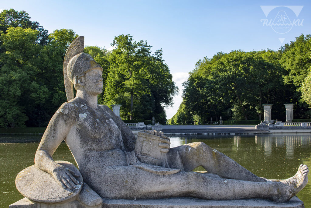 Eine Statue im Schlossgarten des Schloss Nordkirchen © Fotografie von Kai Schlüter