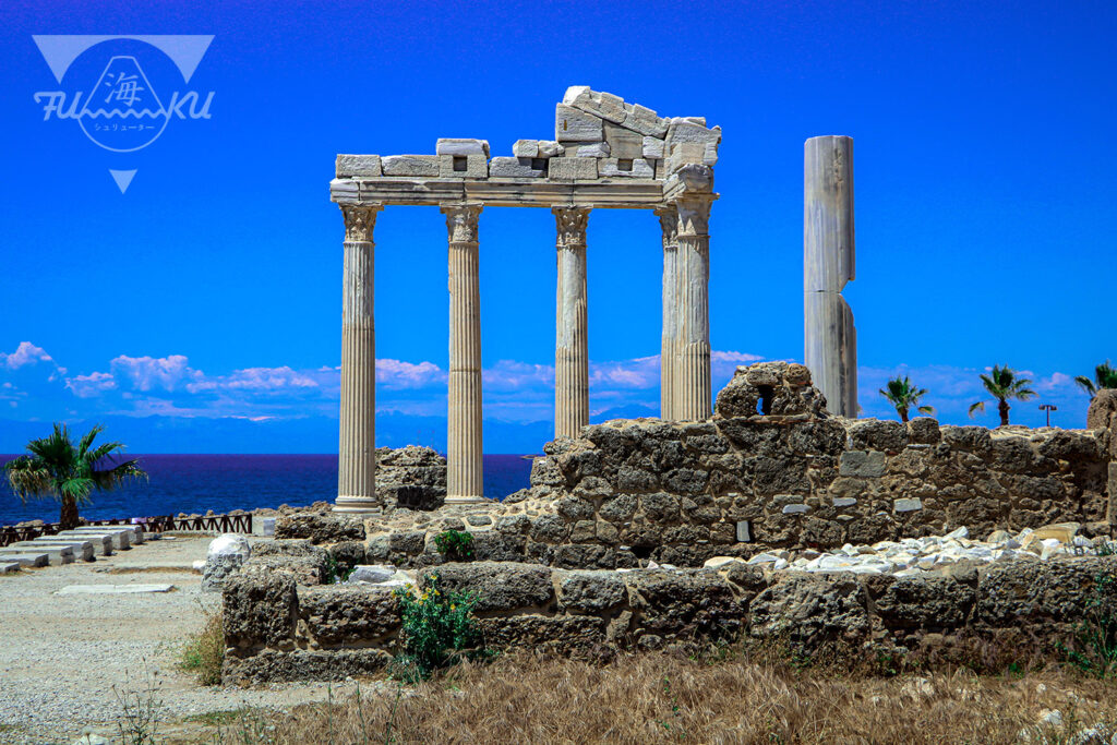 Apollo Tempel Ruine in Antik Side © Fotografie von Kai Schlüter